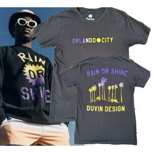 ORLANDO CITY SC X DUVIN DESIGN LIMITED EDITION Rain Or Shine Men's Small T Shirt